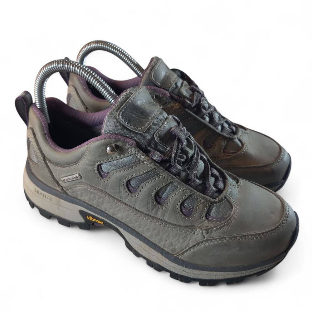 Eddie Bauer Guide Pro Climatrail Hiking Shoes Womens Size 6.5 Vibram *No Insoles